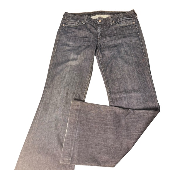 Citizens Of Humanity | Faye #003 Low Waist Full Leg Dark Wash Jeans | Sz 32 - Picture 2 of 11